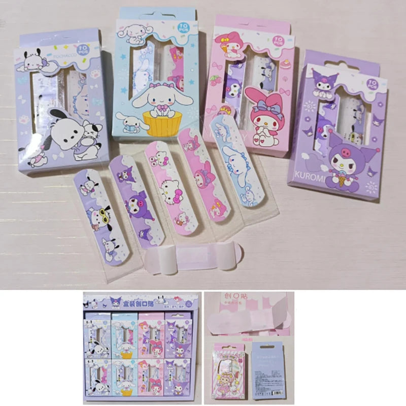 10Pcs Cute Hello Kitty Band Aid