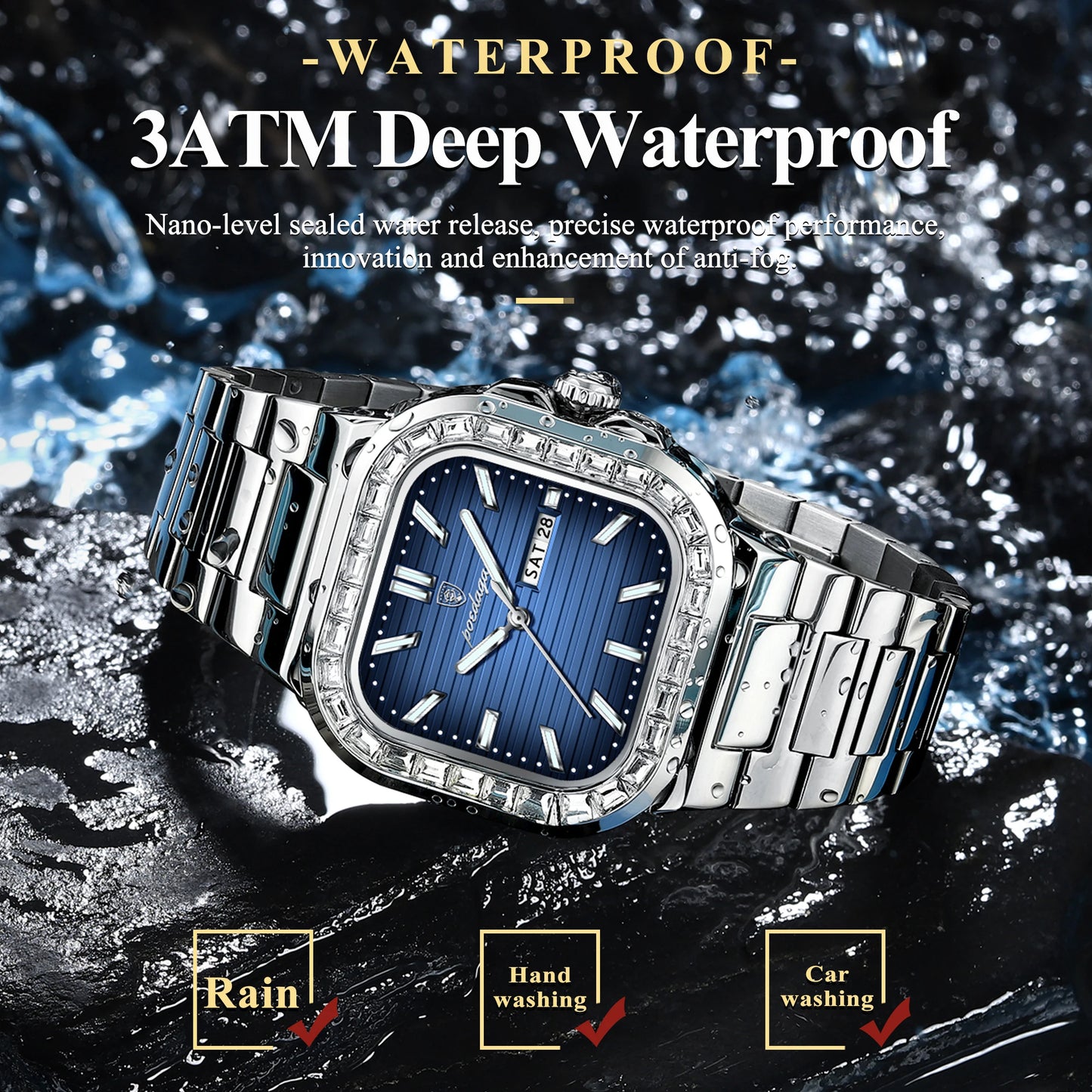 Luxury Square Watch For Men