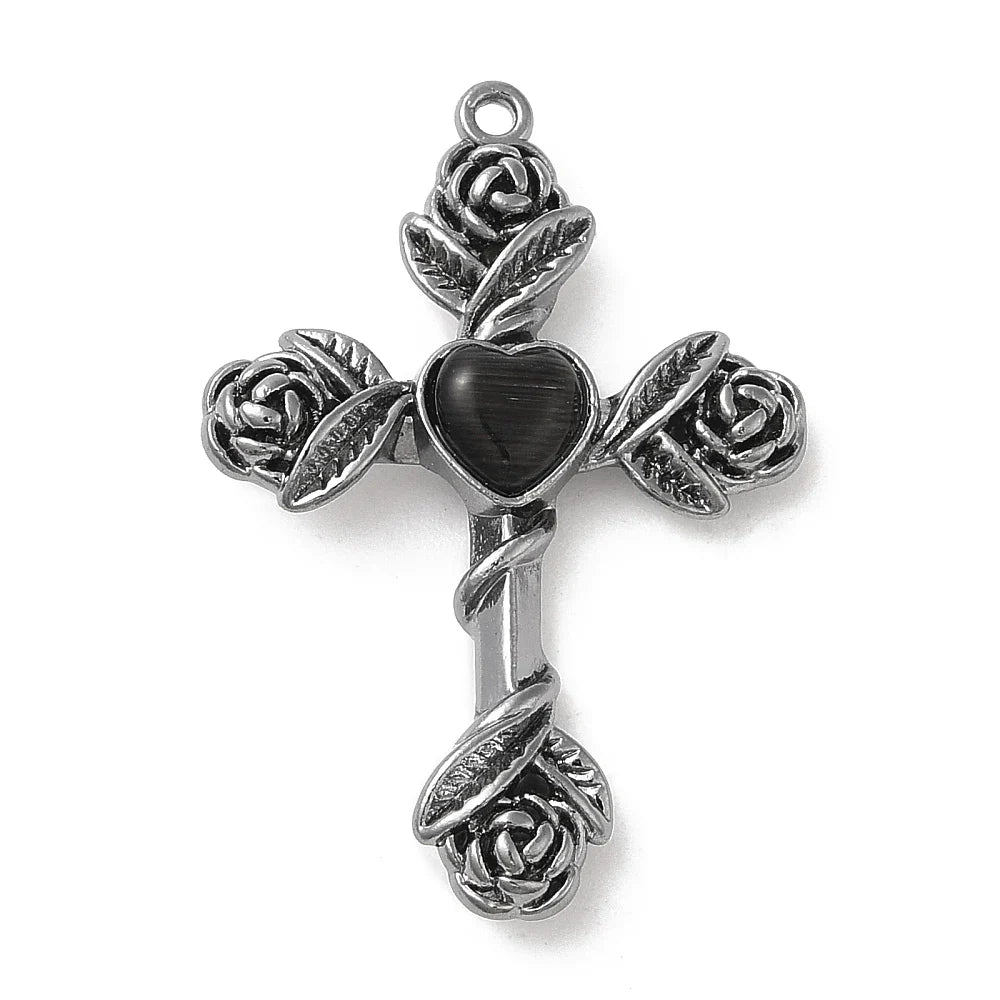 20pcs Cross Pendant Charms