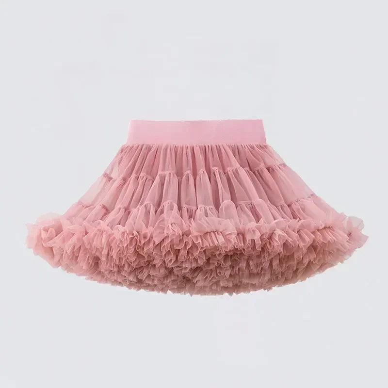 Lace Skirt Girls Fluffy Tutu Skirt
