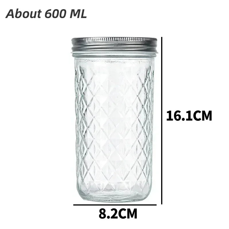 Canning Jars With Food grade safe metal Lids