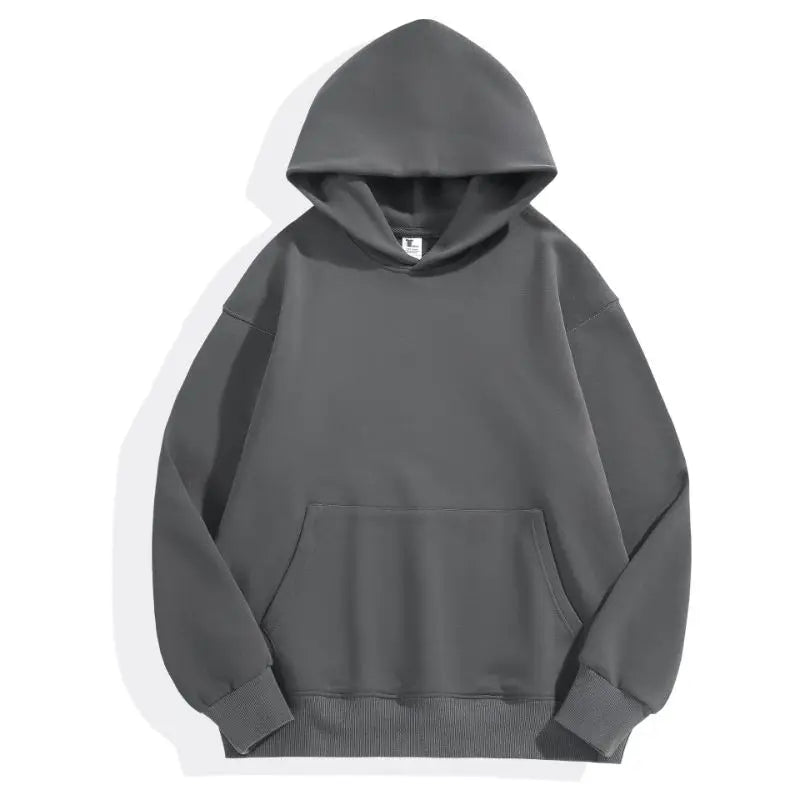 Cotton Plus Velvet Hooded Sweater