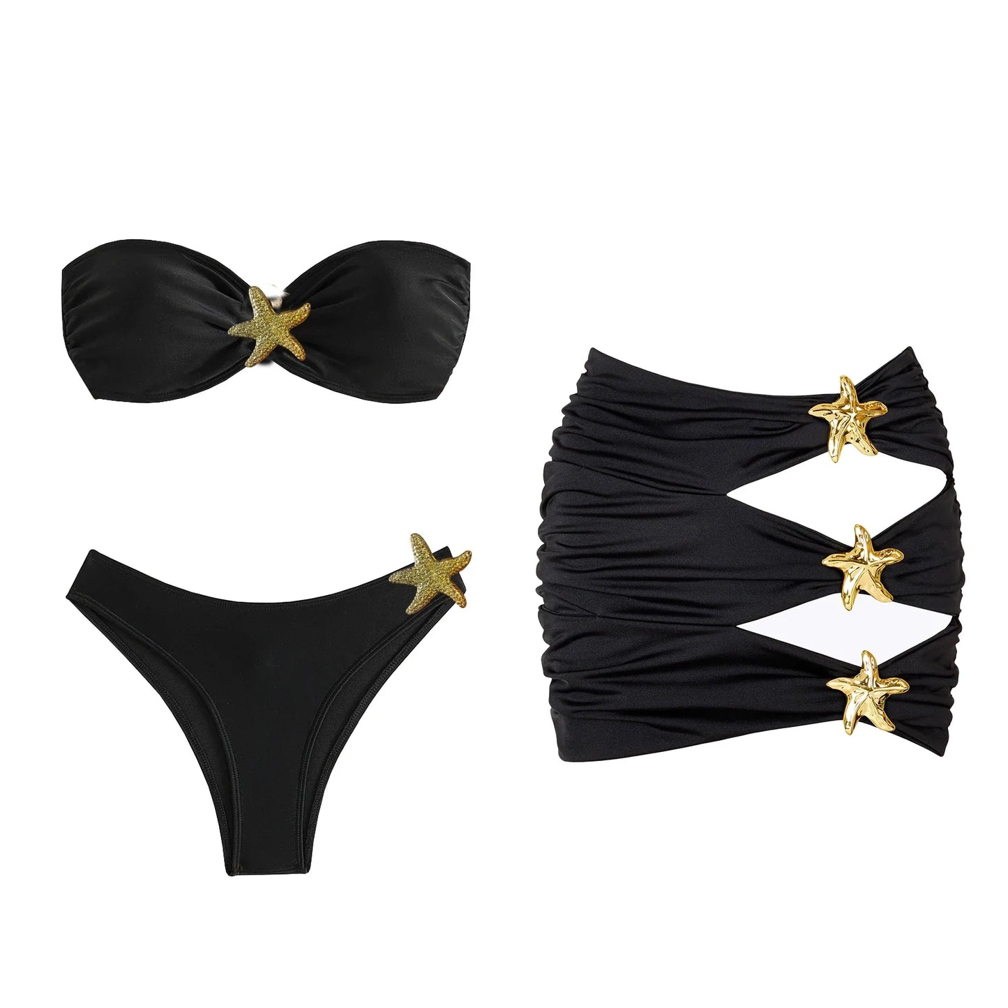 V Neck Ruffle Swimsuit