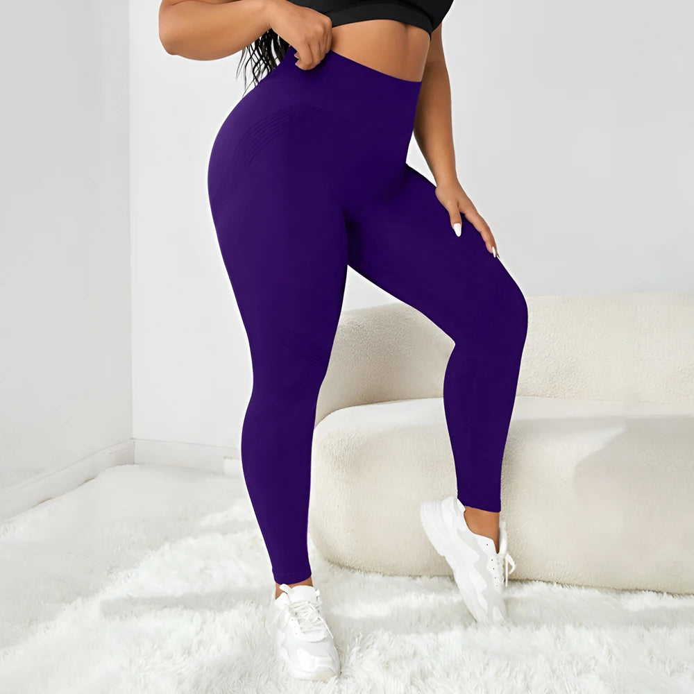 Plus Size Seamless Yoga Pants