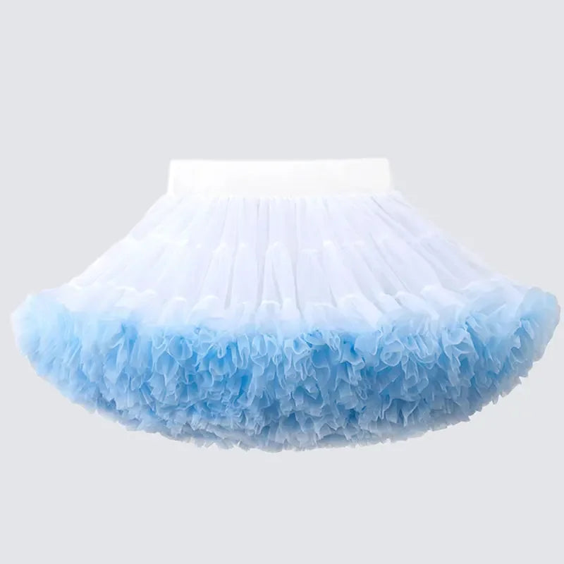 Lace Skirt Girls Fluffy Tutu Skirt