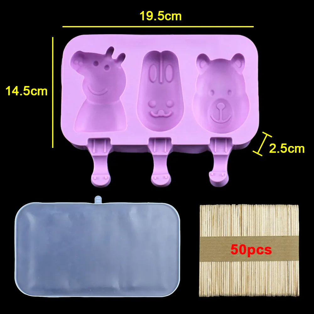 DIY Ice Cream Silicone Molds