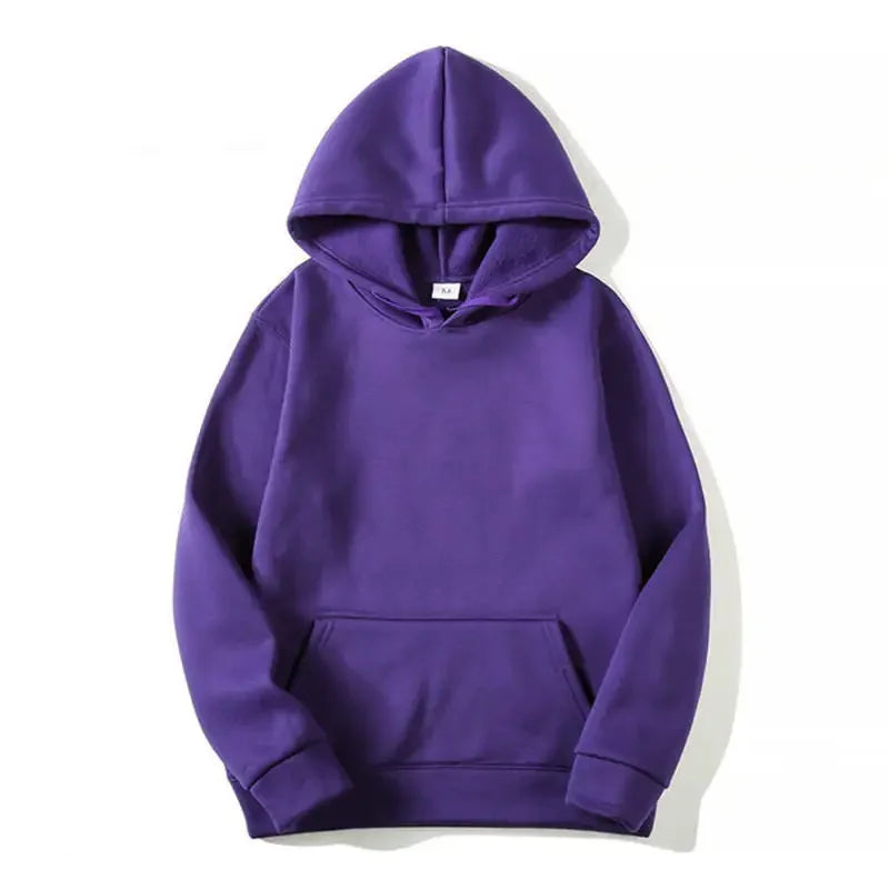 Plain Fleece Men Hoodies