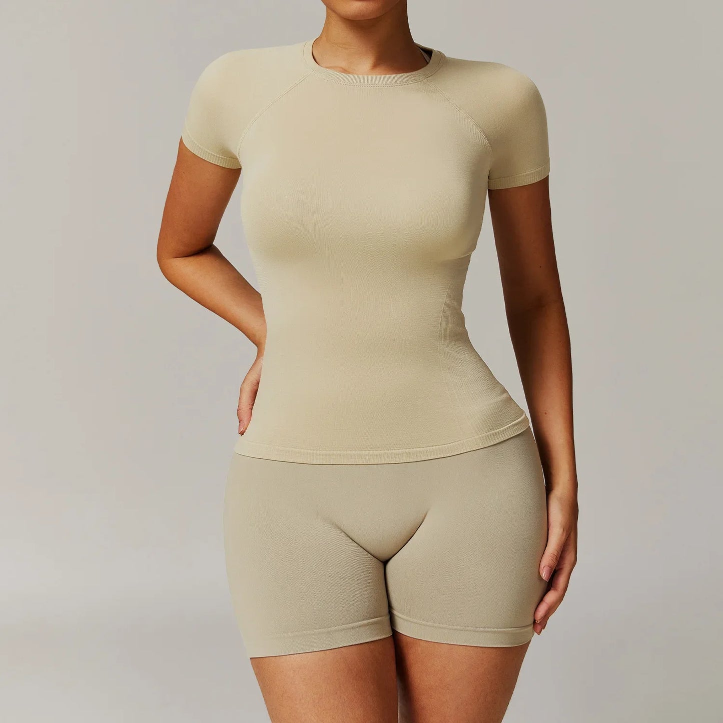 Seamless 2 Piece Fitness Leggings Set