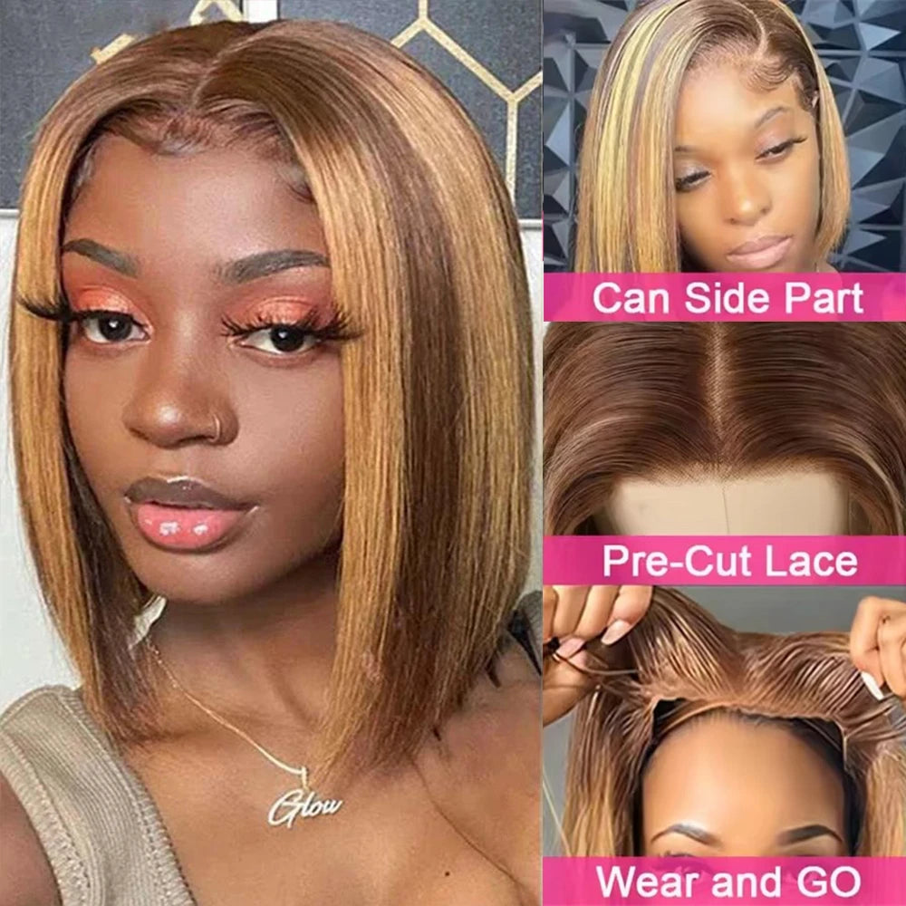 Straight Highlight Glueless Wig