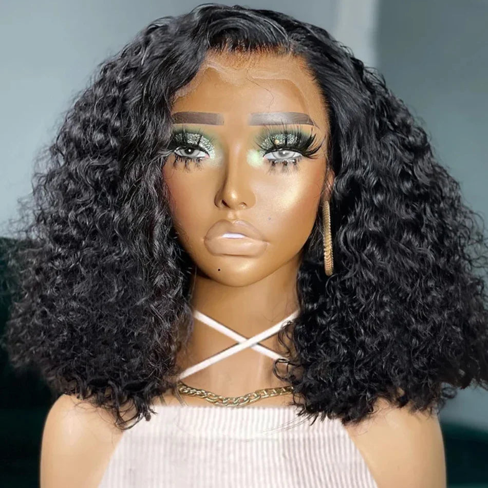 water Wave Bob Glueless Preplucked Human Wigs - MONLANE