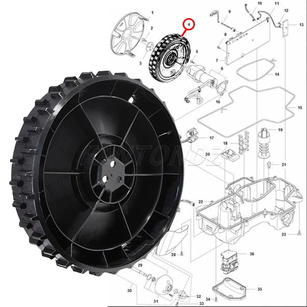 Wheel Drive Lawn Mower