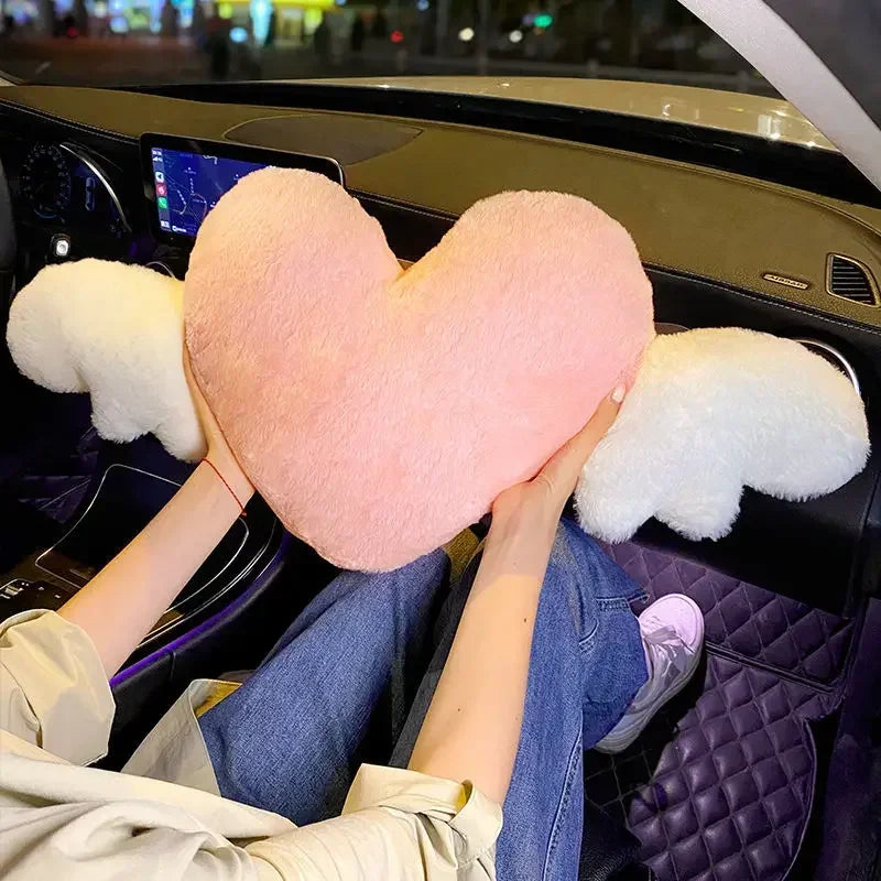 Cute Cartoon Car Headrest Pillow