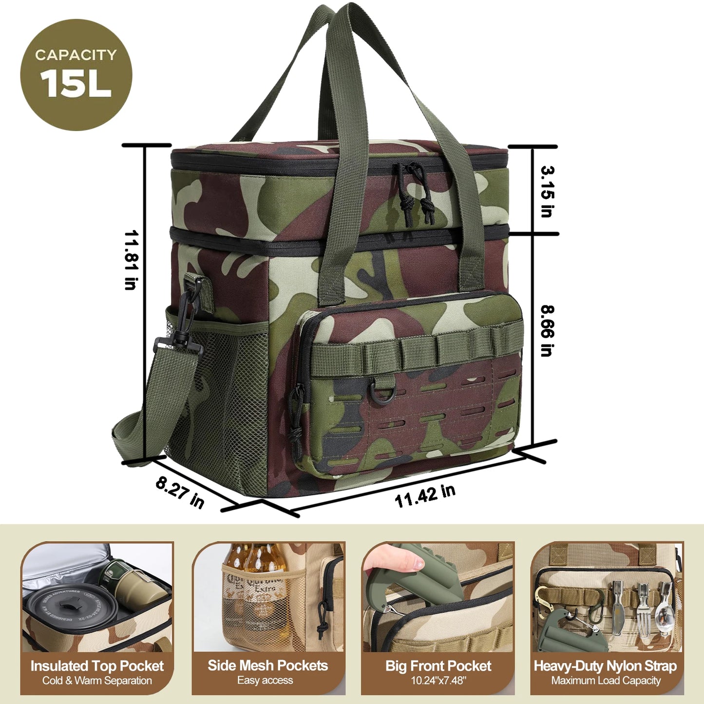 Men's Insulated Lunch Bag