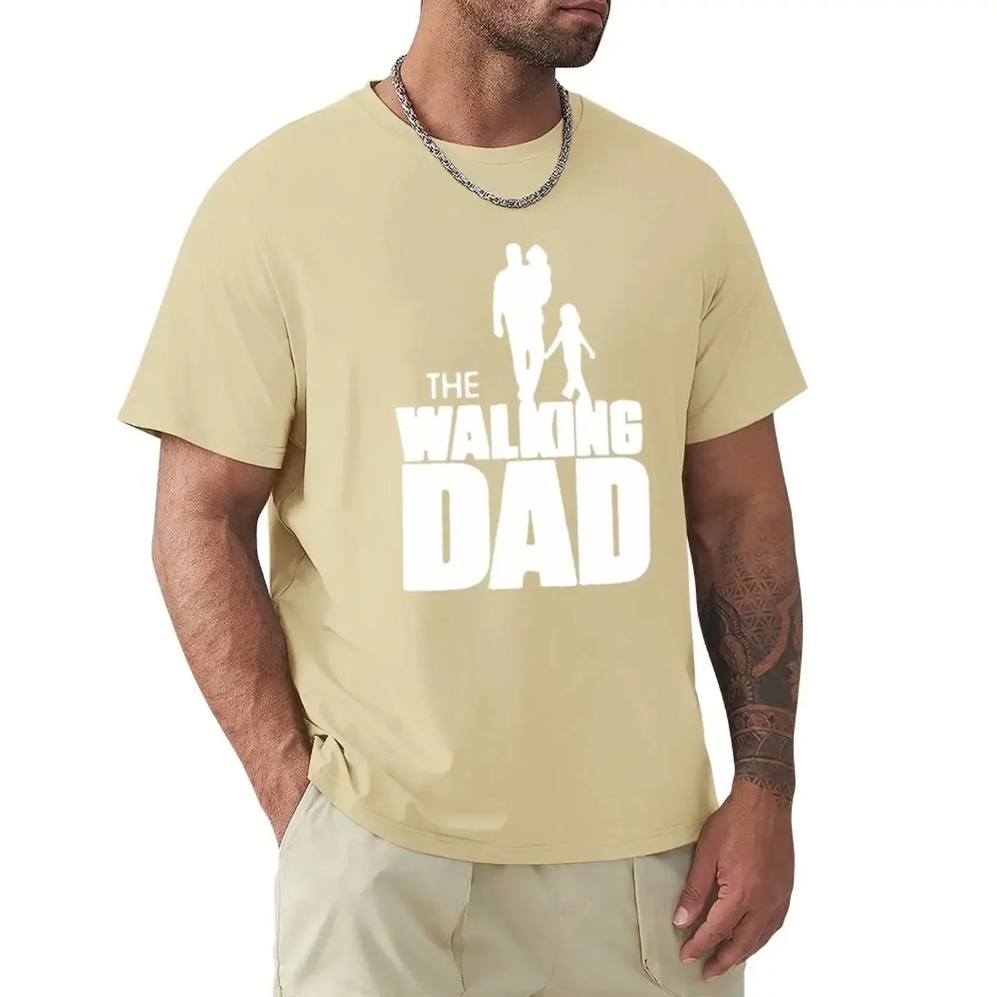 Father's Day T-shirt Walking Dad