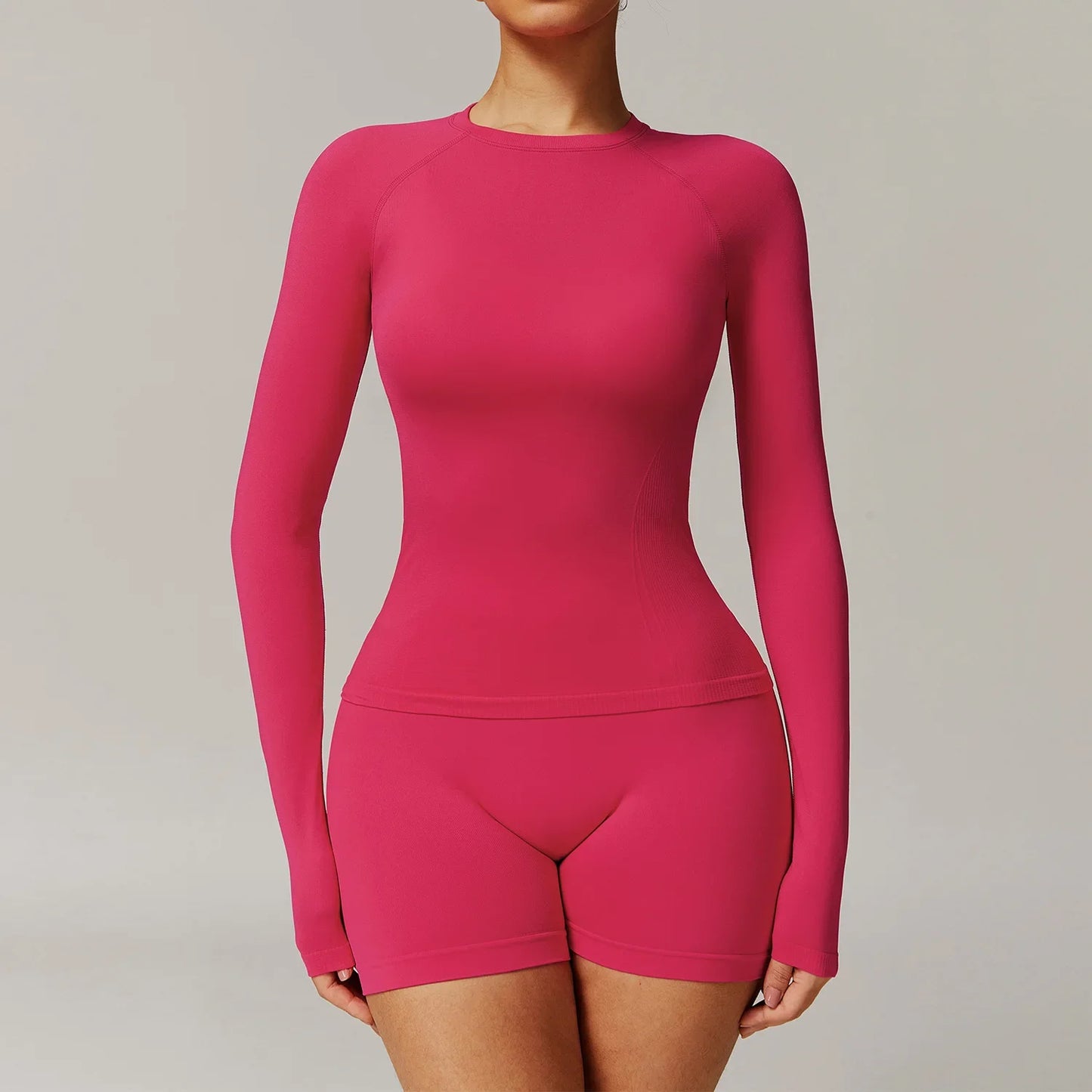 Seamless 2 Piece Fitness Leggings Set