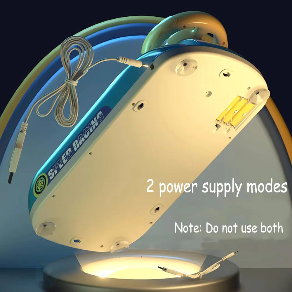 Electronic Adventure Game Steering Wheel