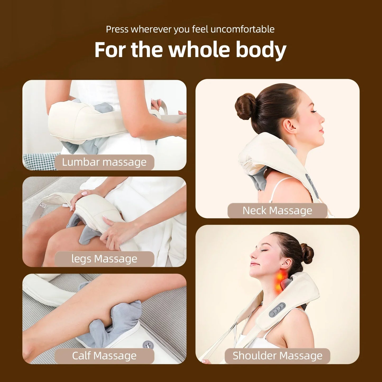 Wireless Neck And Shoulder Massager - MONLANE
