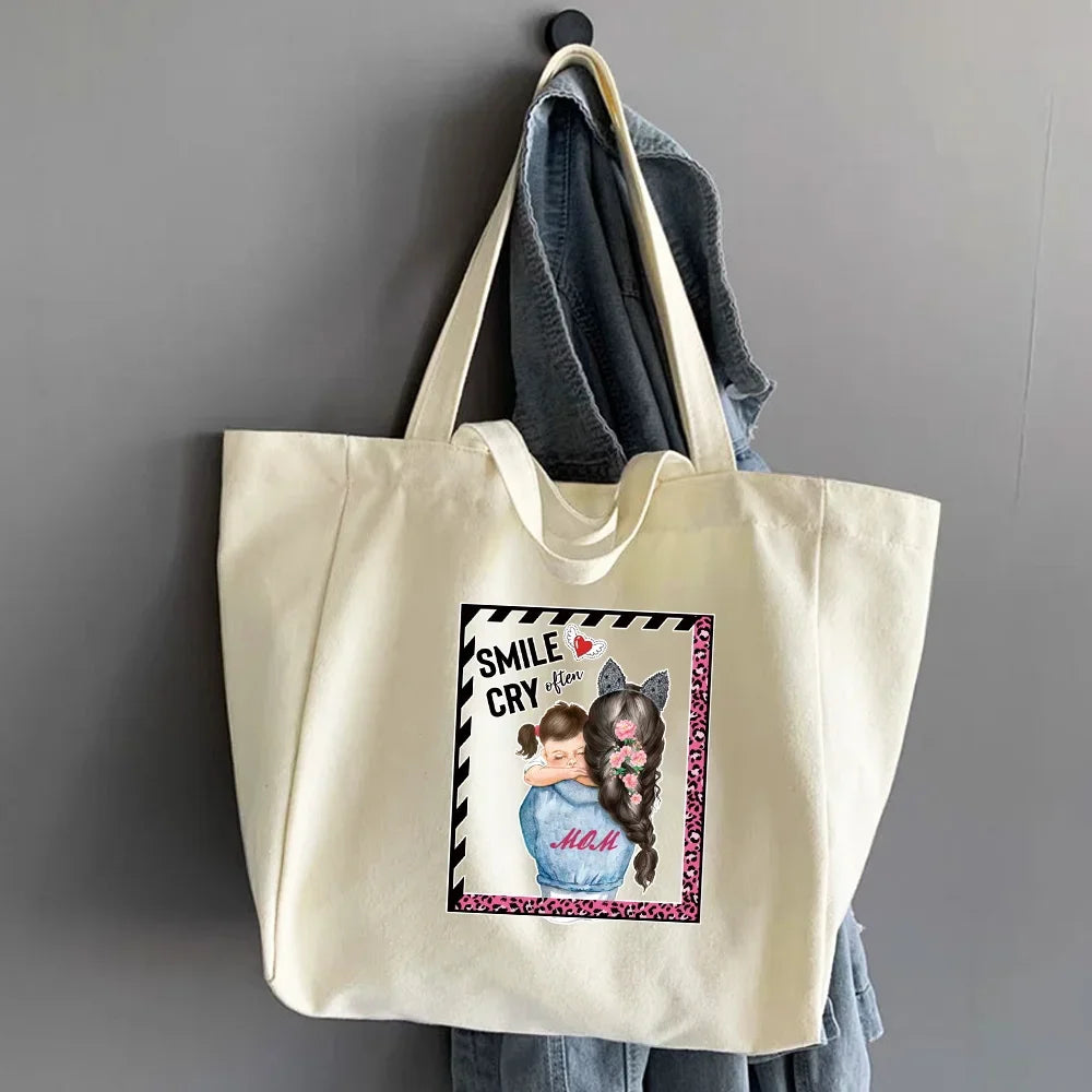 Foldable Canvas Shoulder Bag