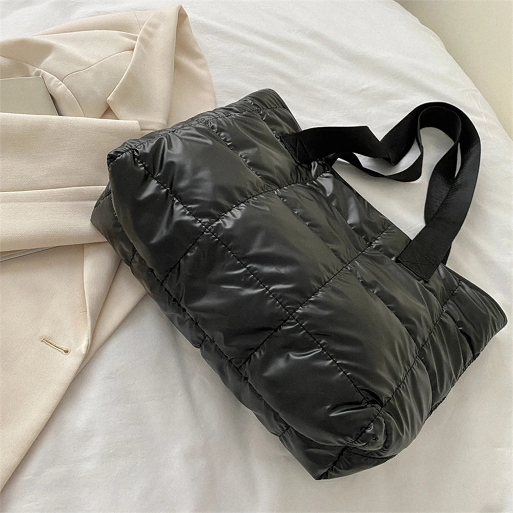 Large Capacity Cotton Padded Top-handle Bag