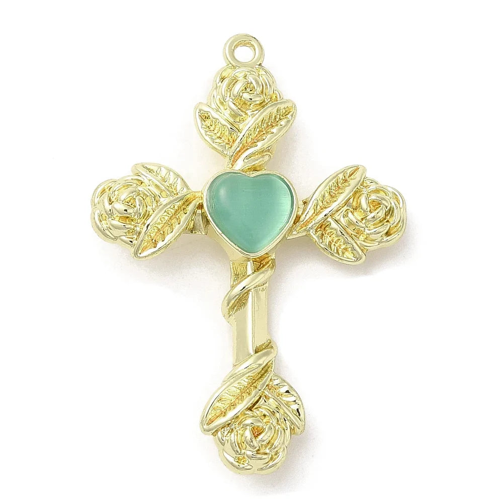 20pcs Cross Pendant Charms