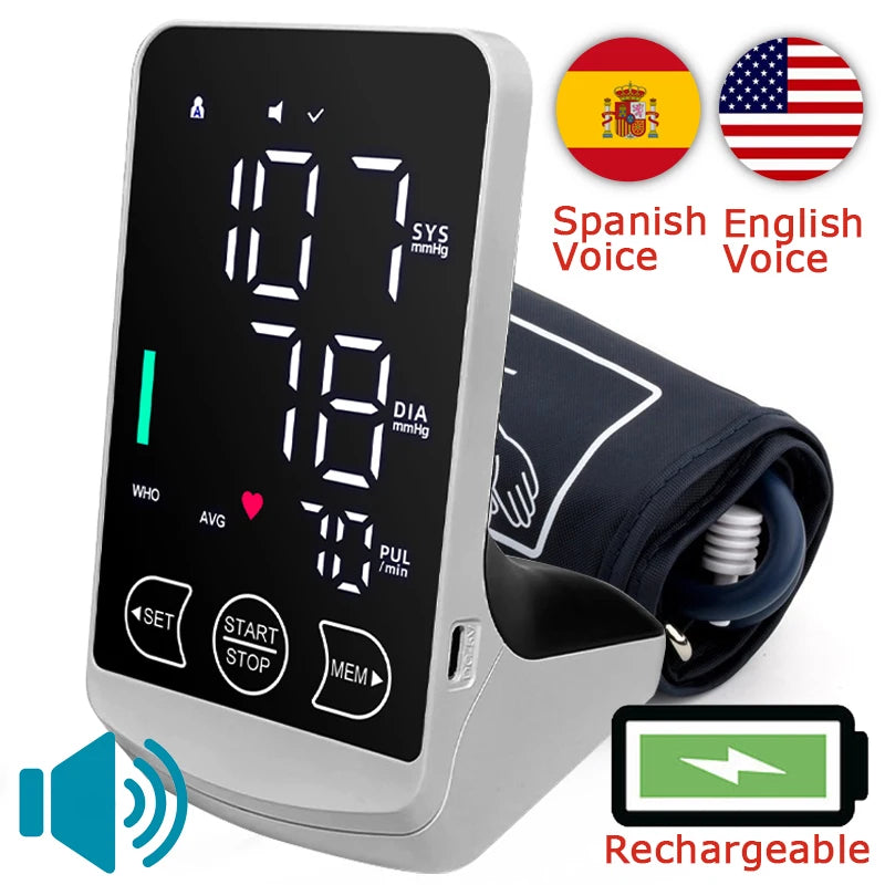 Voice command Blood Pressure Monitor