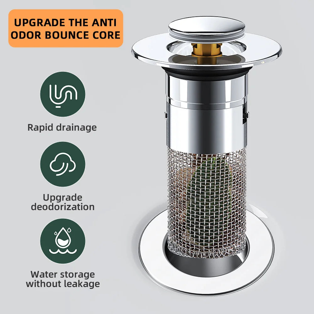 Pop-Up Sink Filter Plug