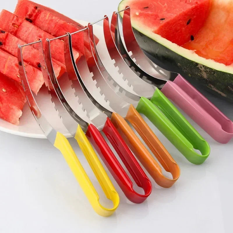 Watermelon Cutter Stainless Steel Salad Fruit Slicer - MONLANE