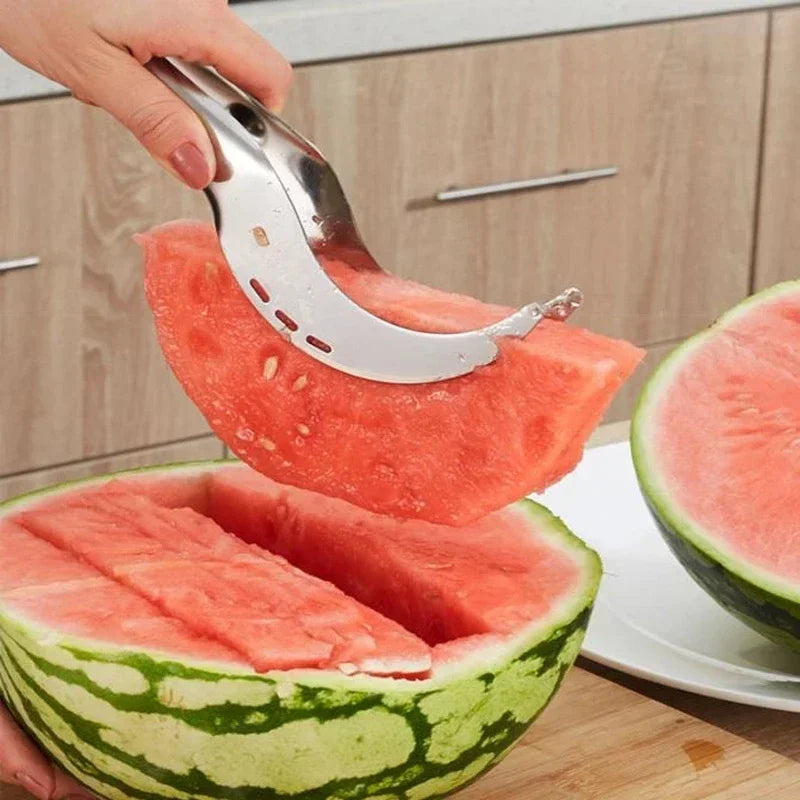Watermelon Cutter Stainless Steel Salad Fruit Slicer - MONLANE