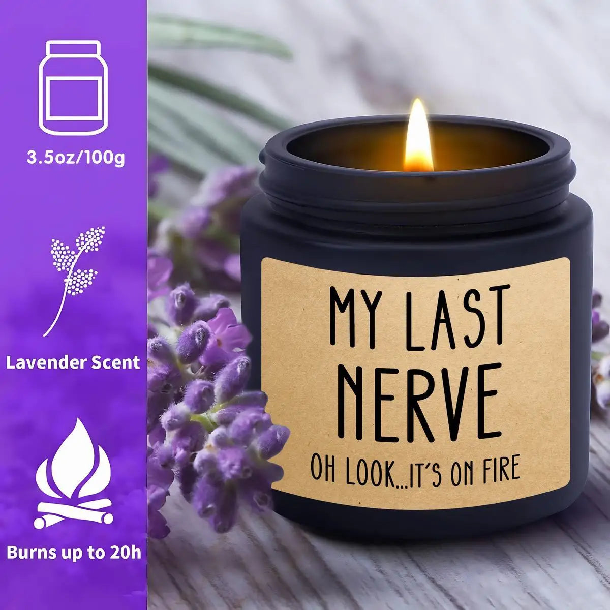 Lavender scented candle gift