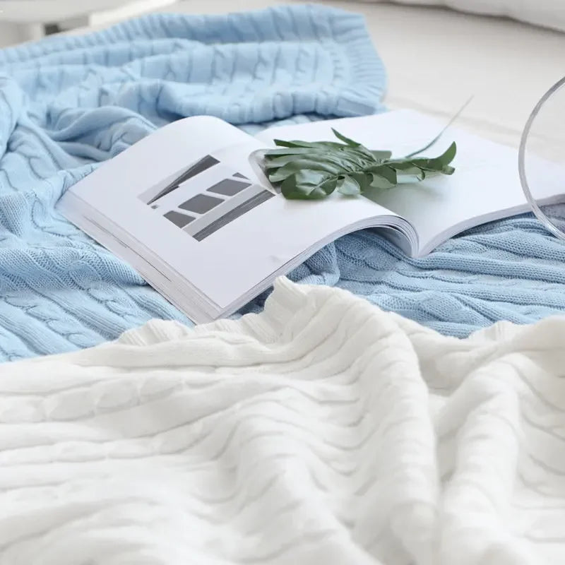 Cotton Knitted Blanket