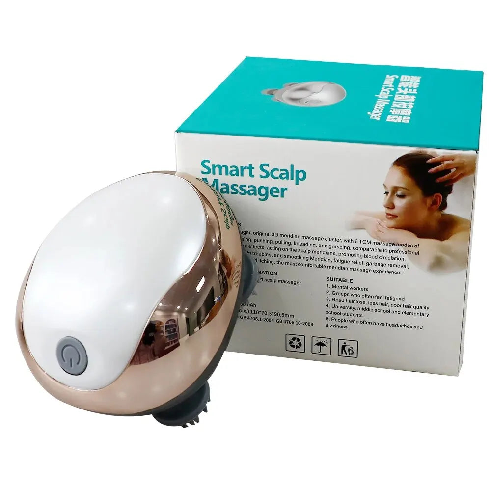Portable Rechargeable Head Massager VIDEO