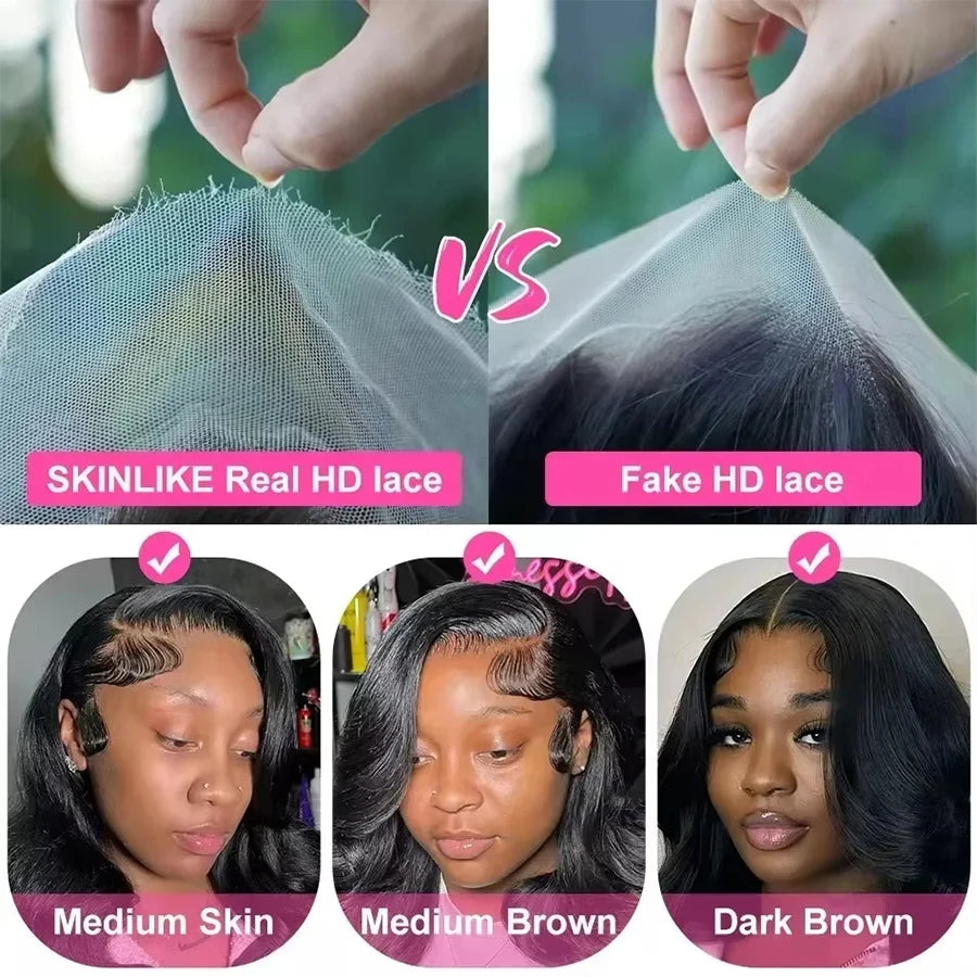 Kinky Straight Glueless Yaki Lace Closure Wig