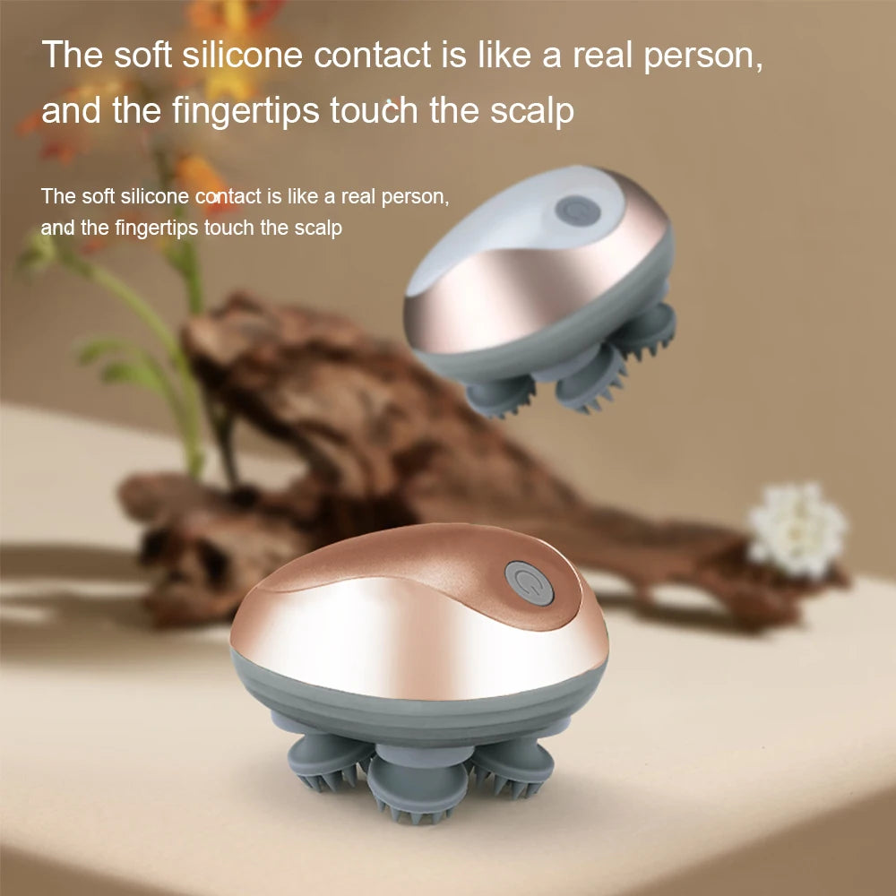 Portable Rechargeable Head Massager VIDEO