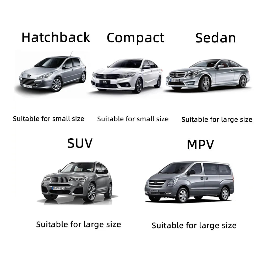 360°Rotation Bendable Handle Car shade