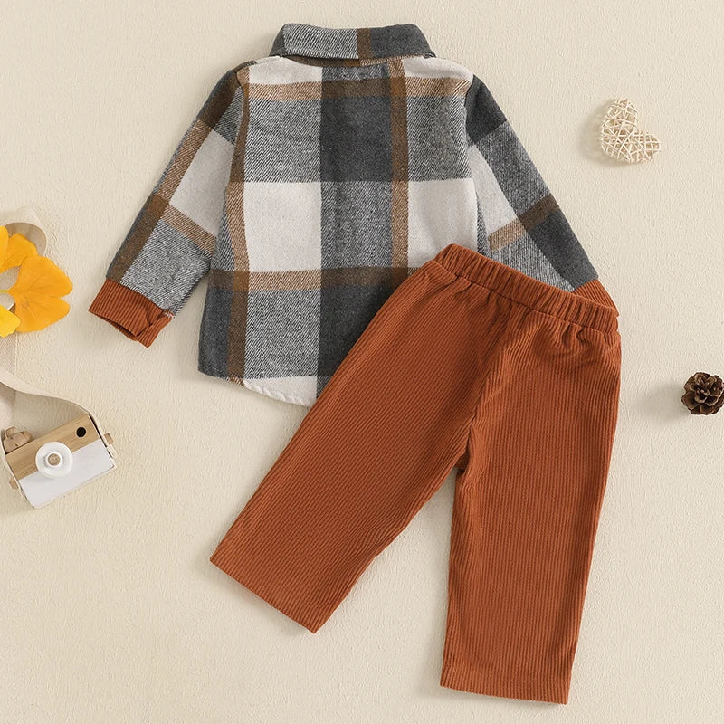 Baby Boy Corduroy Pants Set