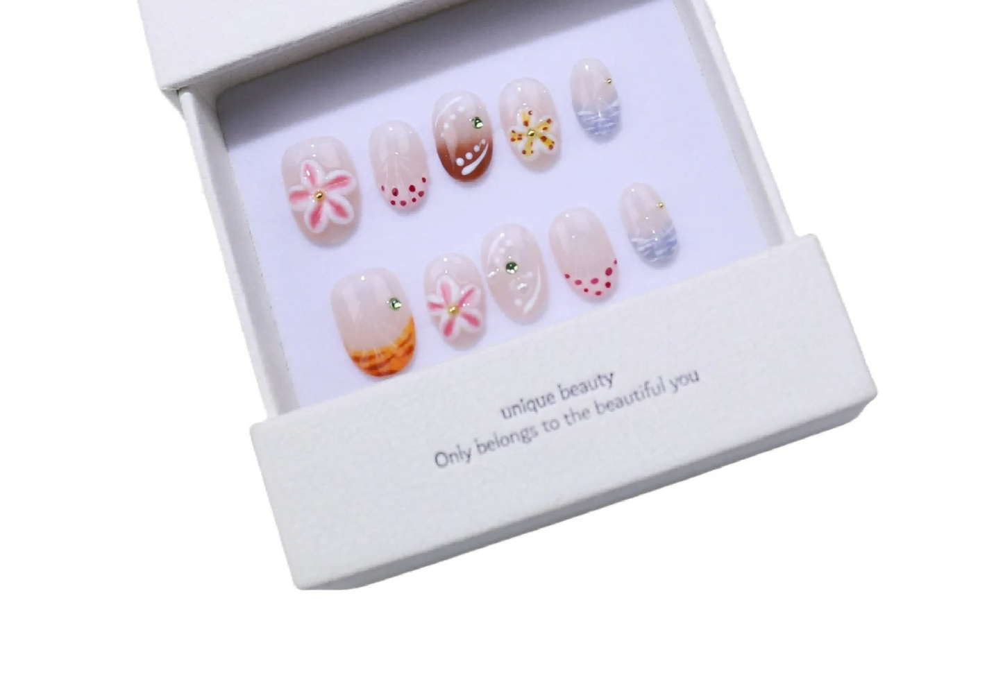 Handcrafted Almond-Shaped French Press-On