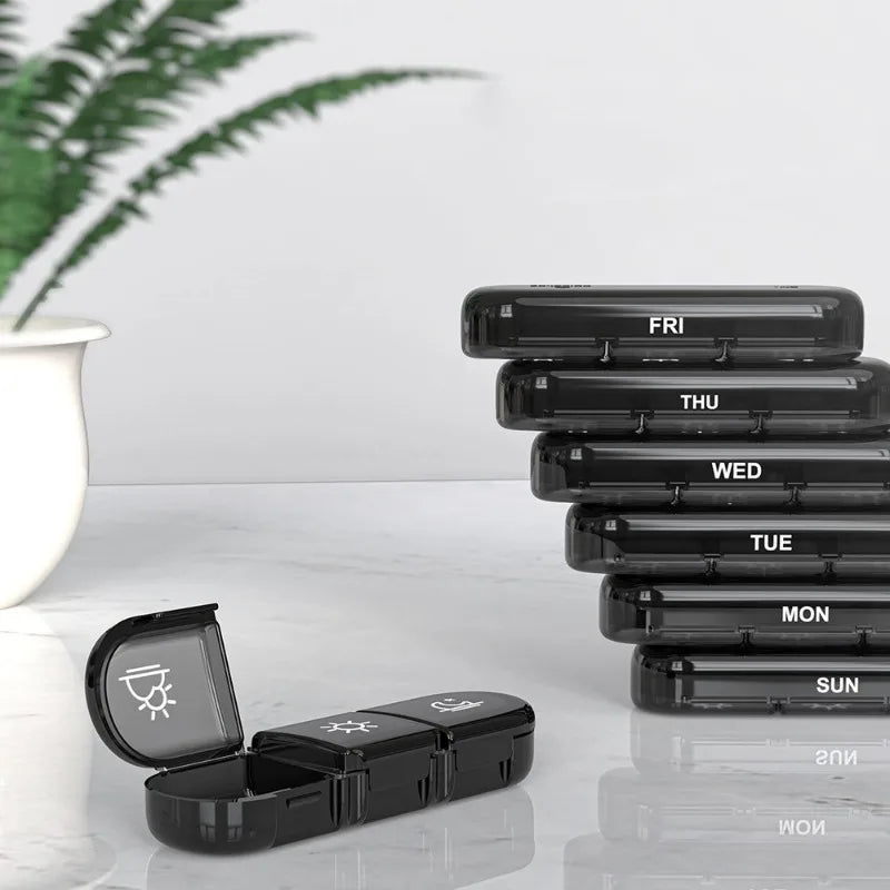21 Grids Weekly Pill Organizers Moisture-Proof - MONLANE