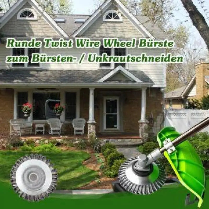 Steel Wire Wheel Weed Brush