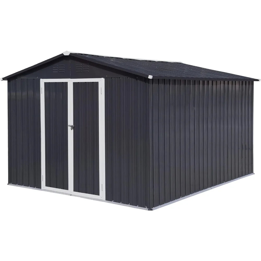Metal Outdoor Storage Storage shed - MONLANE