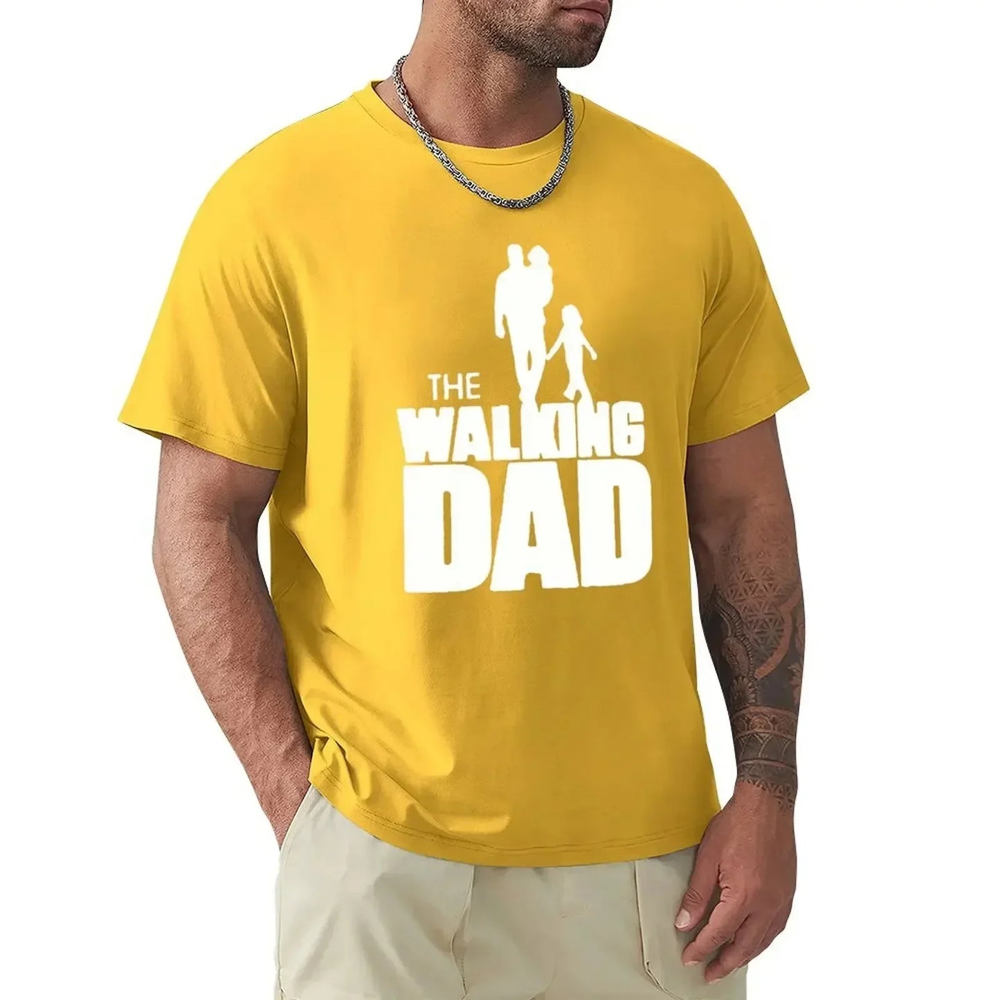 Father's Day T-shirt Walking Dad