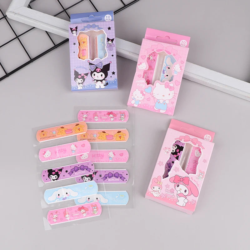 10Pcs Cute Hello Kitty Band Aid