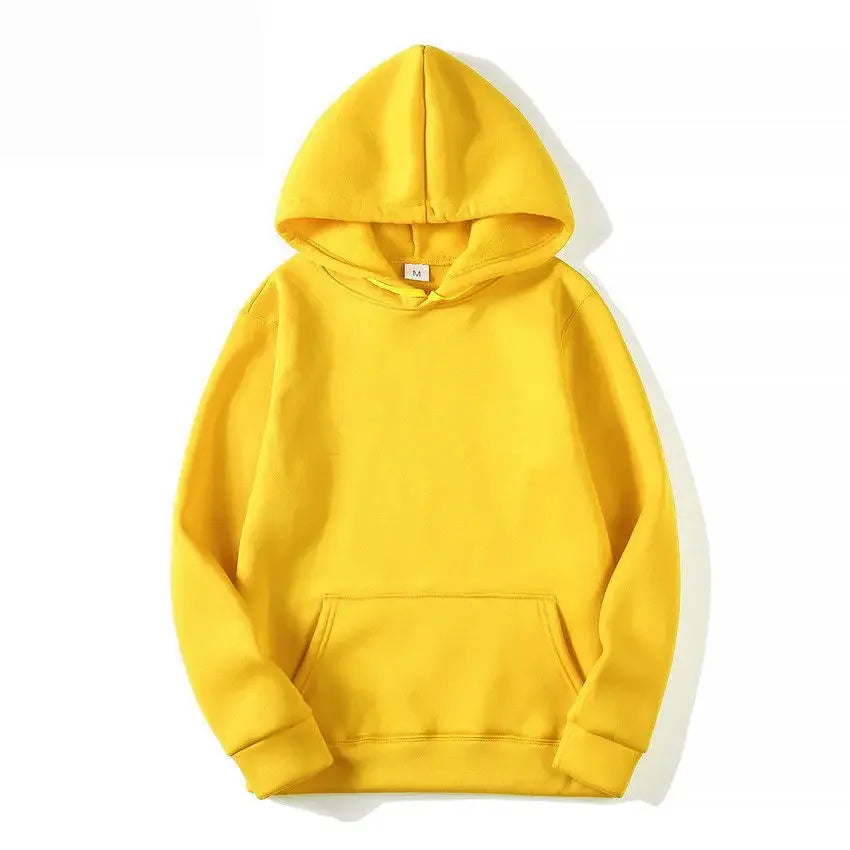 Plain Fleece Men Hoodies