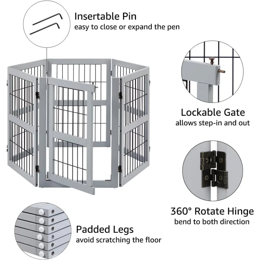 Extra Wide Pet Playpen/Gate