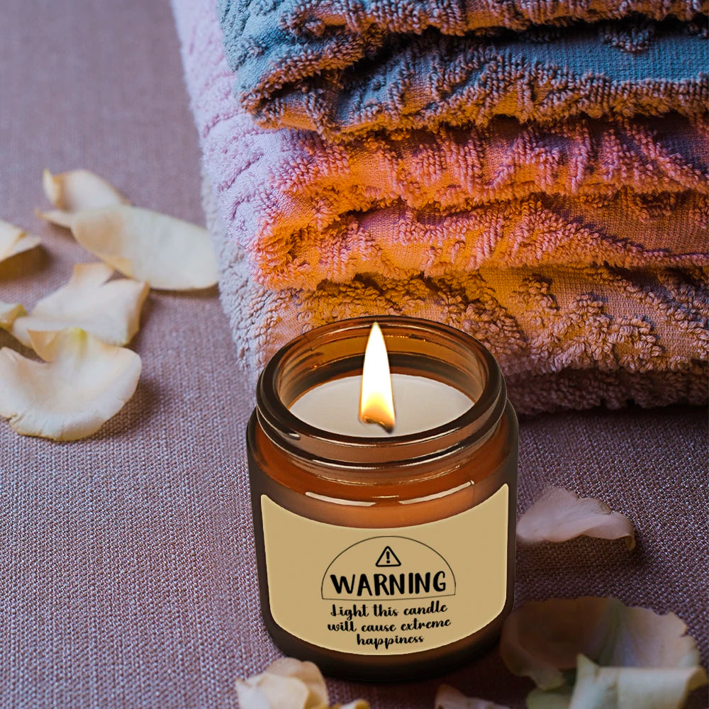 Smokeless Fragrance Glass Candle