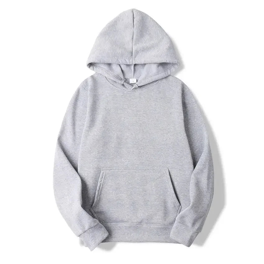 Plain Fleece Men Hoodies