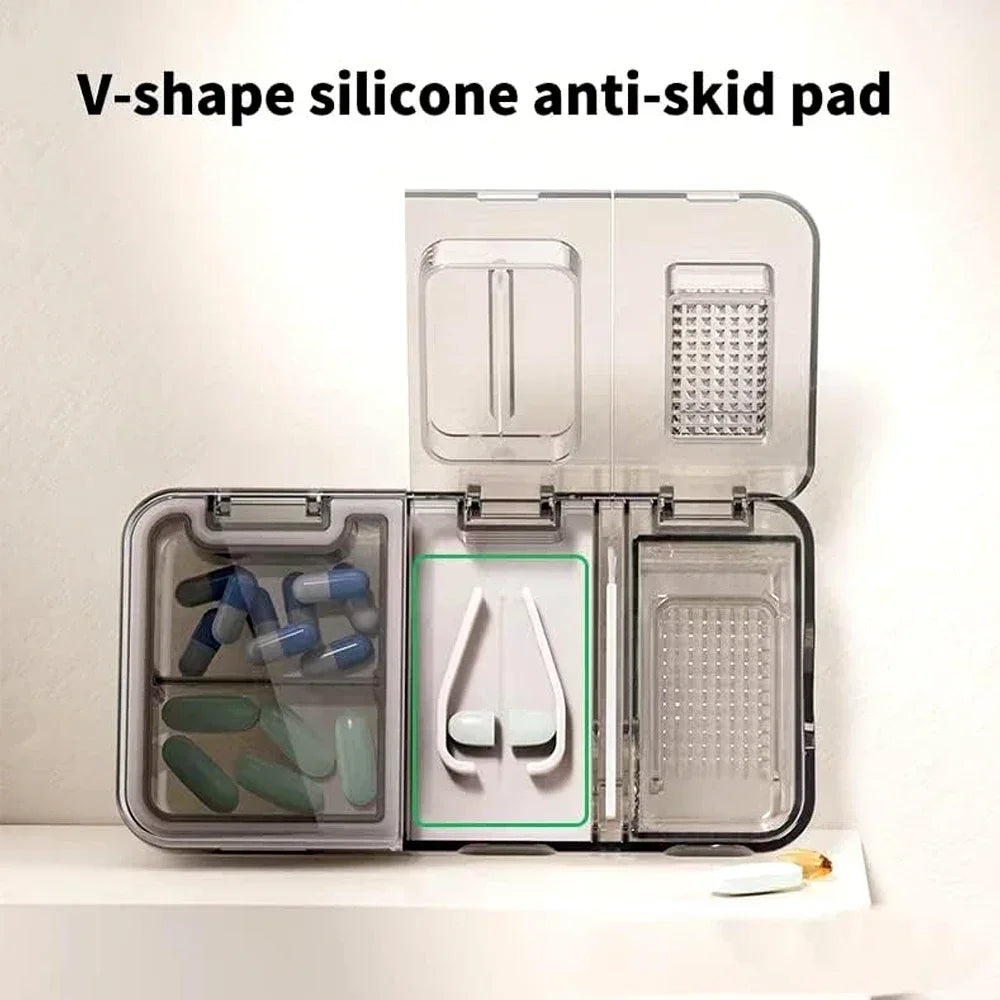 3 in 1 Pill Cutter & Storage - MONLANE