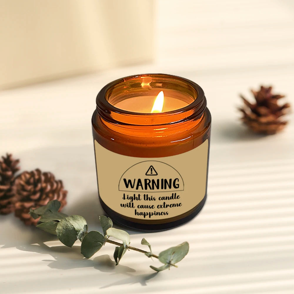 Smokeless Fragrance Glass Candle