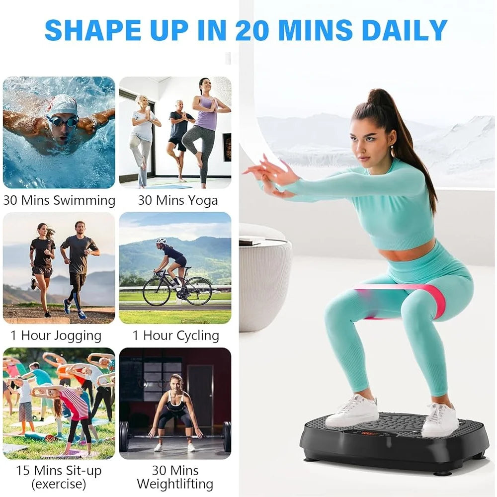 Vibration Plate Exercise Machine