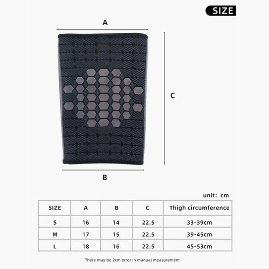 Thigh Compression Sleeves  Hamstring Quad Wrap - MONLANE