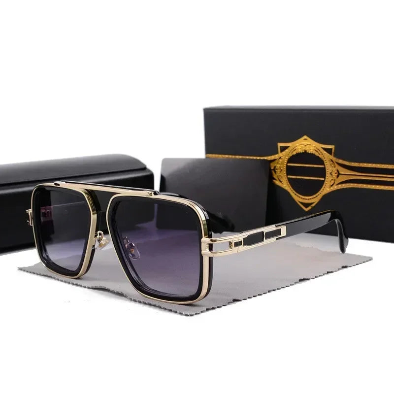 Retro Men's Square Sunglasses